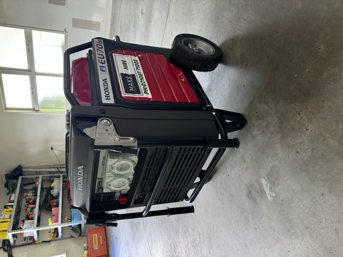 Honda EU70is 7 kVA generator for hire