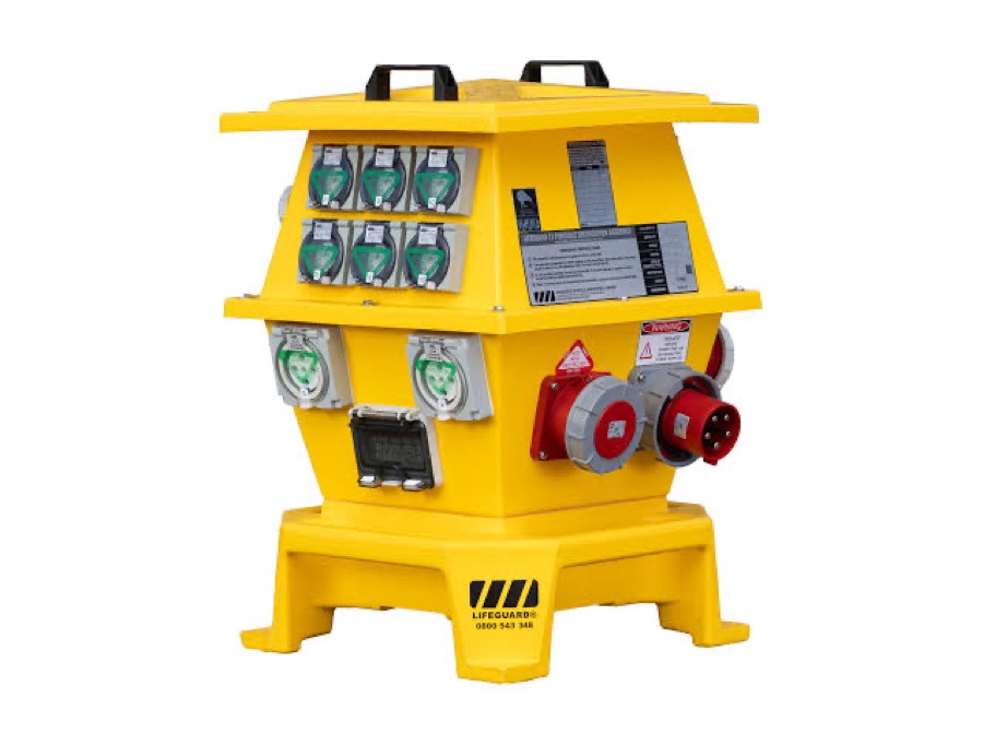Lifeguard 63A 3-phase distribution board for hire in Auckland