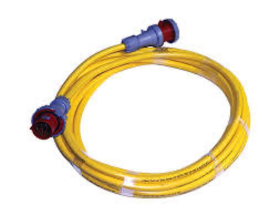 10A 15A 32A and 63A extension leads and 3-phase feeders for hire